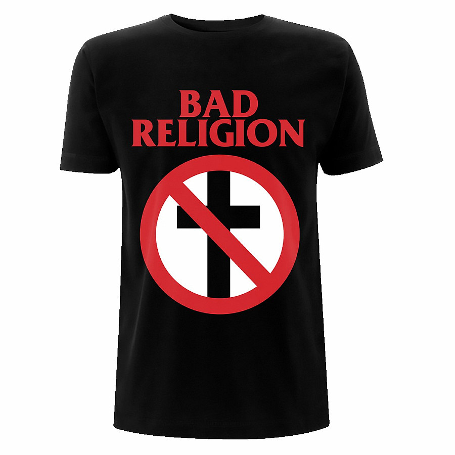 Bad Religion tričko, Classic Buster Cross Black, pánské, velikost S