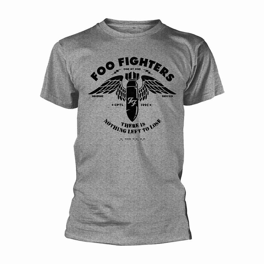 Foo Fighters tričko, Stencil Grey, pánské, velikost M