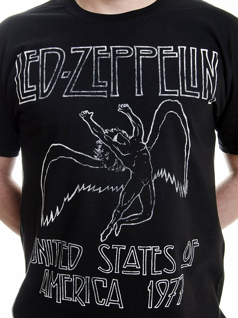 Led Zeppelin tričko, USA 1977, pánské, velikost XL