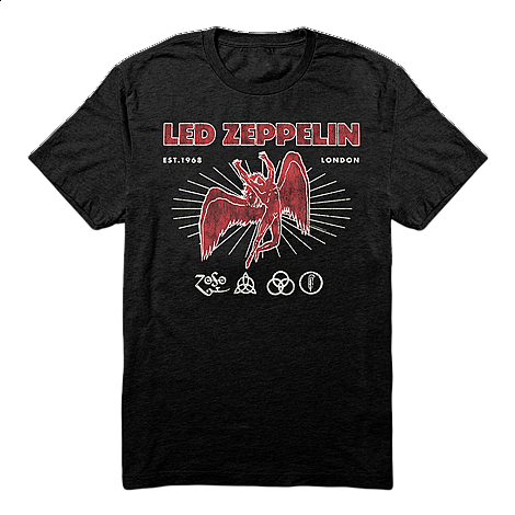Led Zeppelin tričko, 50th Anniversary, pánské, velikost S