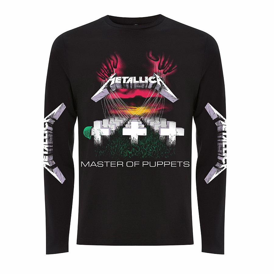 Metallica tričko dlouhý rukáv, MOP Black, pánské, velikost XL