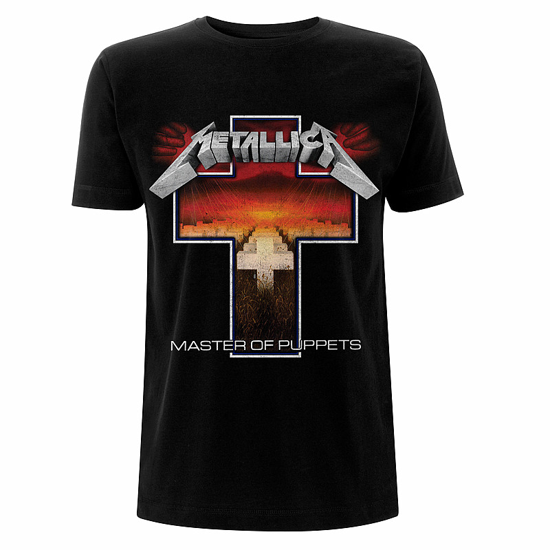 Metallica tričko, Master Of Puppets Cross, pánské, velikost L