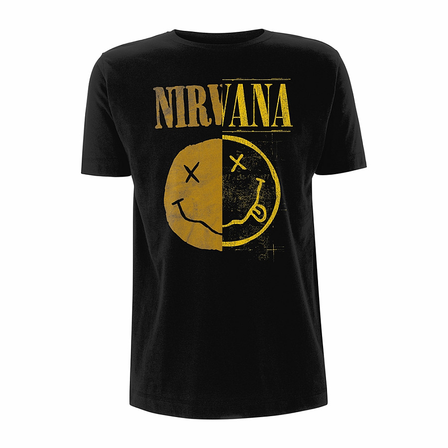 Nirvana tričko, Spliced Smiley, pánské, velikost L