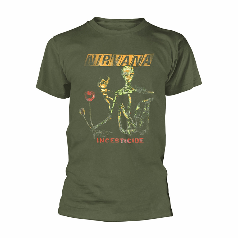 Nirvana tričko, Reformant Incesticide Green, pánské, velikost S
