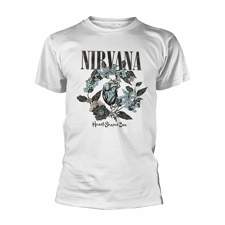 Nirvana tričko, Heart Shaped Box White, pánské, velikost S