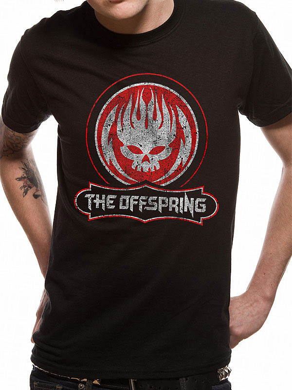 The Offspring tričko, Distressed Skull, pánské, velikost M