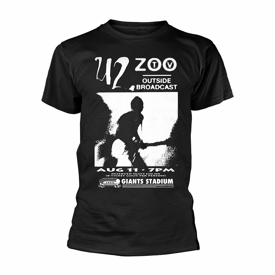 U2 tričko, Outside Broadcast Giants Stadium Black, pánské, velikost XXL