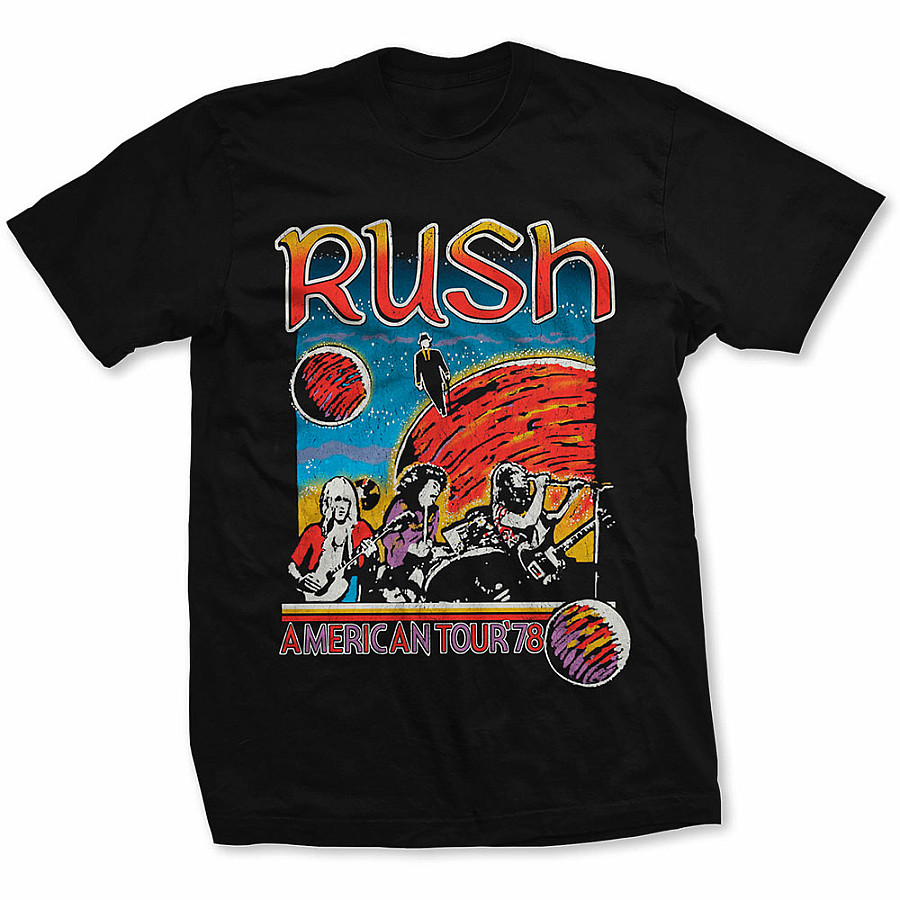 Rush tričko, US Tour 1978, pánské, velikost XXL
