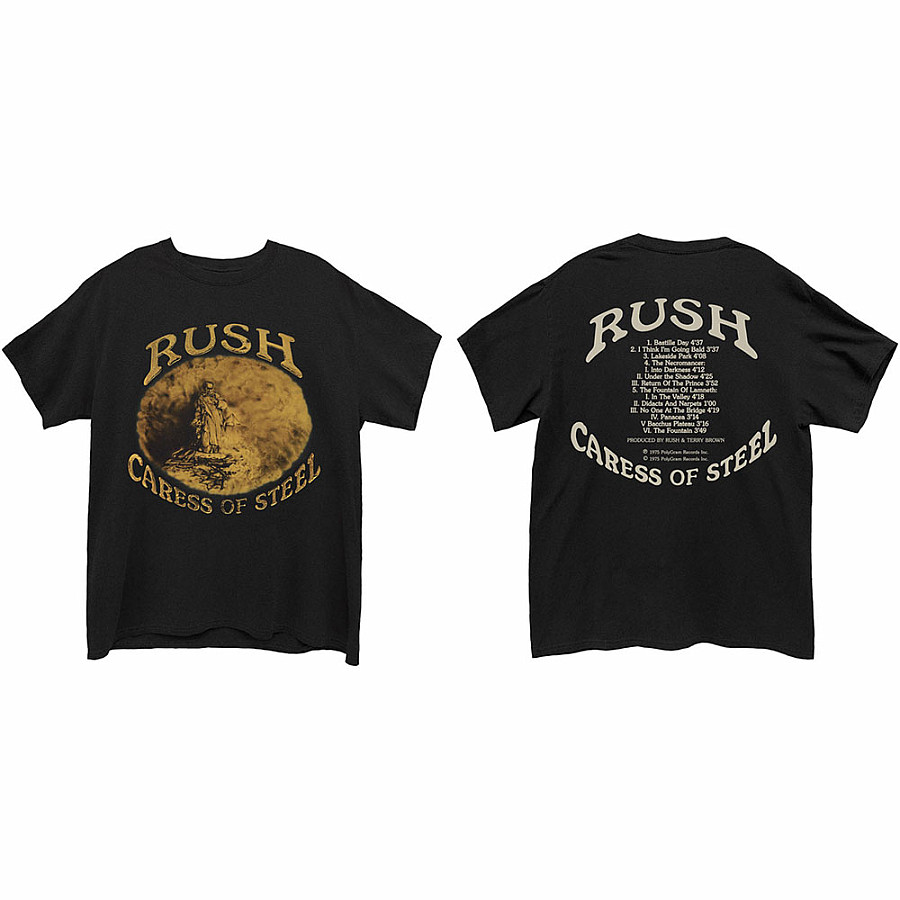Rush tričko, Caress Of Steel BP, pánské, velikost L