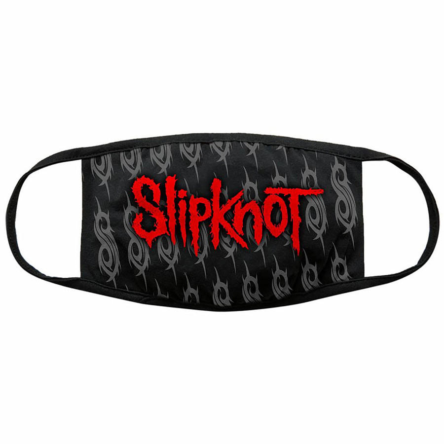 Slipknot bavlněná rouška na ústa, Red Logo &amp; Sigils, unisex