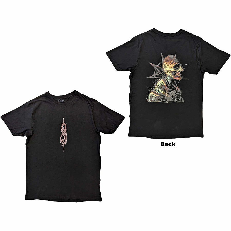Slipknot tričko, Skeleton &amp; Pentagram BP Black, pánské, velikost L