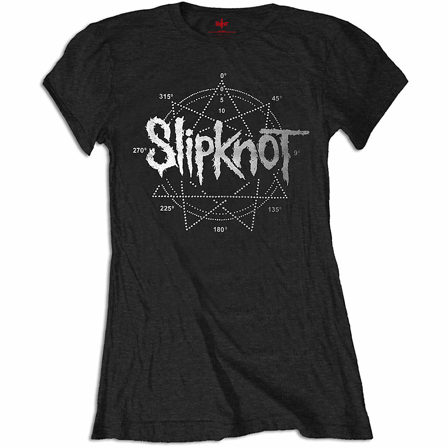 Slipknot tričko, Logo Star Diamante Girly, dámské, velikost M