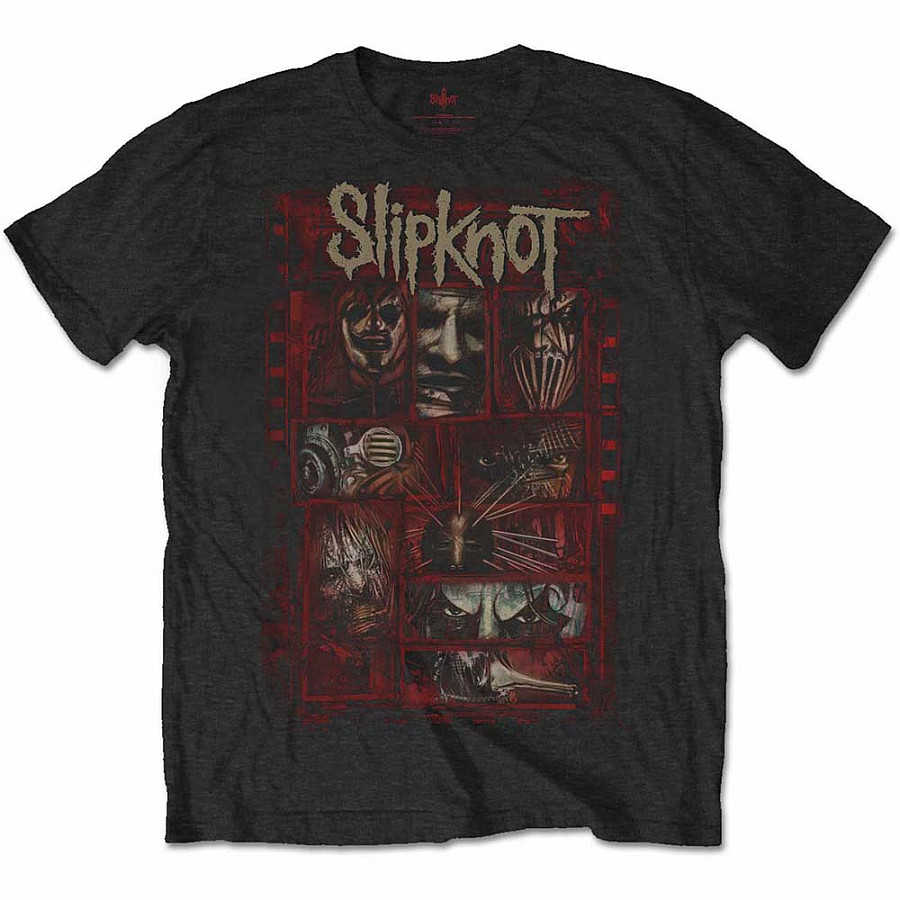 Slipknot tričko, Sketch Boxes with Back Print, pánské, velikost M