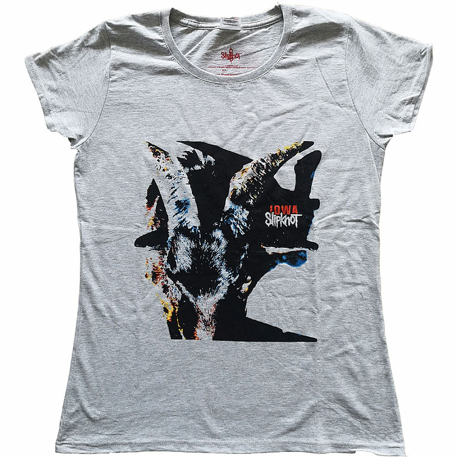 Slipknot tričko, Iowa Goat Shadow BP Grey, dámské, velikost L