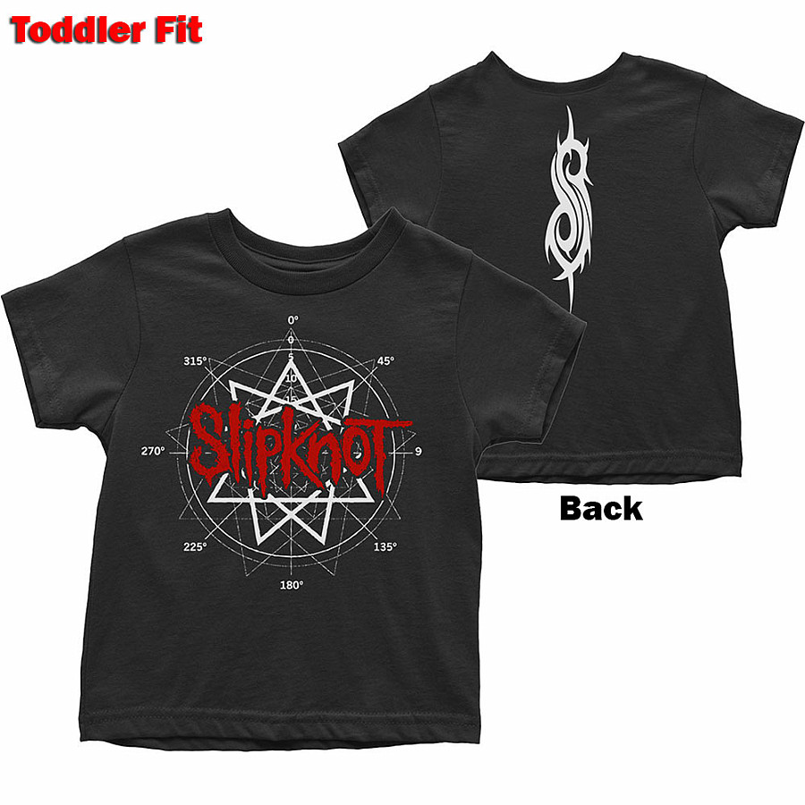 Slipknot tričko, Star Logo BP Black, dětské, velikost L velikost L (2 roky)