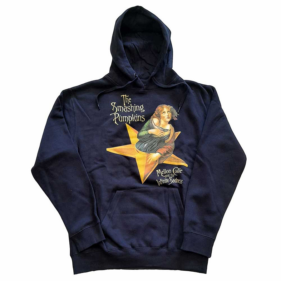 Smashing Pumpkins mikina, Mellon Collie Hoodie Navy, pánská, velikost XL