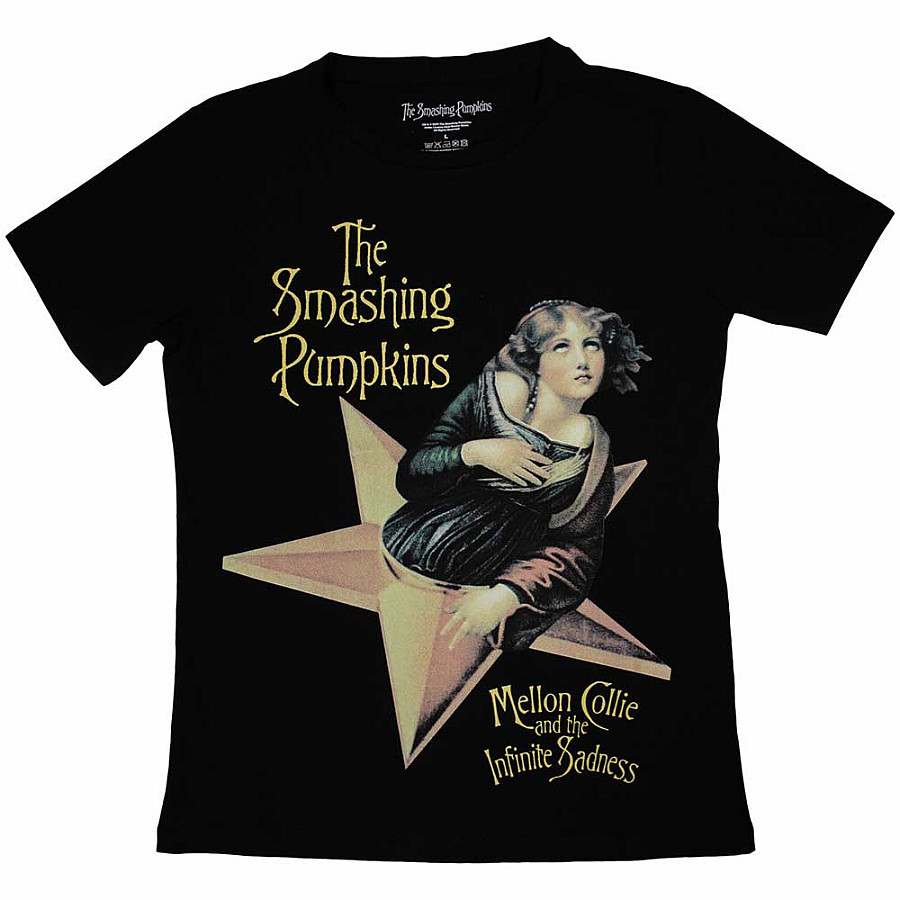 Smashing Pumpkins tričko, Mellon Collie Black, dámské, velikost L