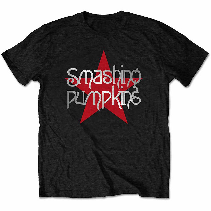 Smashing Pumpkins tričko, Star Logo Black, pánské, velikost M