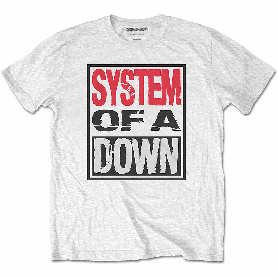 System Of A Down tričko, Triple Stack Box, pánské, velikost M
