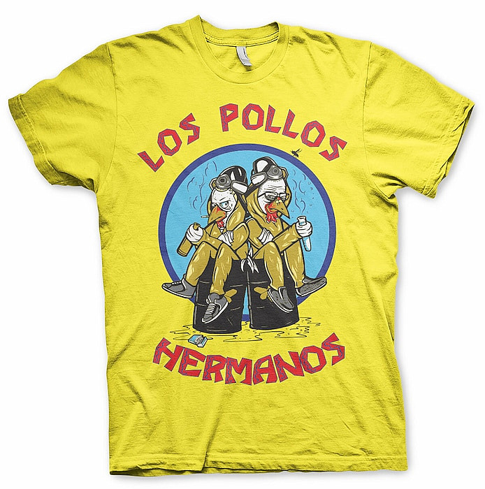 Breaking Bad tričko, Walter &amp; Jesse Hermanos Yellow, pánské, velikost L