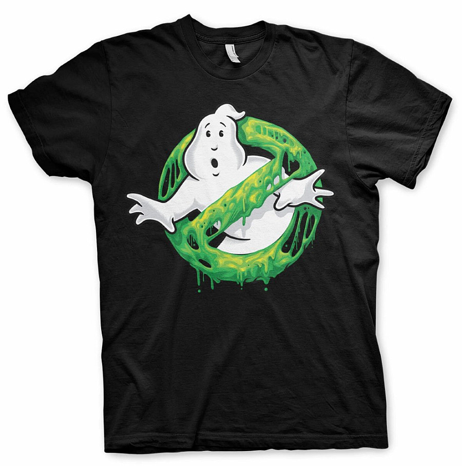 Ghostbusters tričko, Slime Logo BP Black, pánské, velikost M