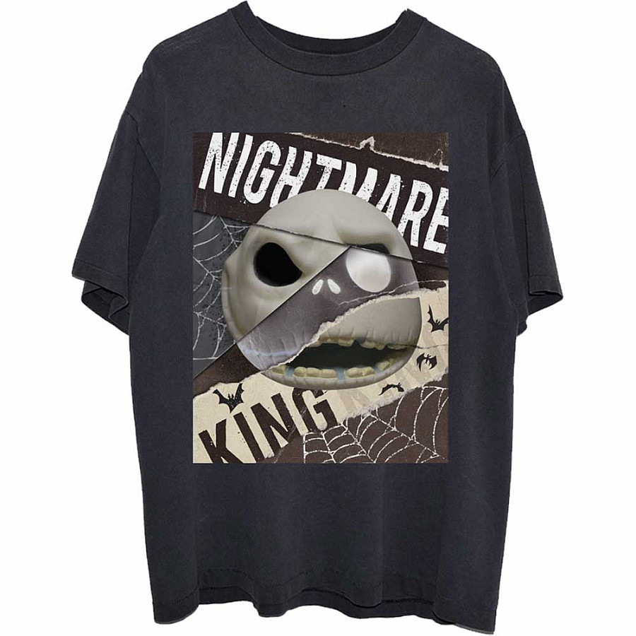 The Nightmare Before Christmas tričko, Nightmare Skull Black, pánské, velikost L