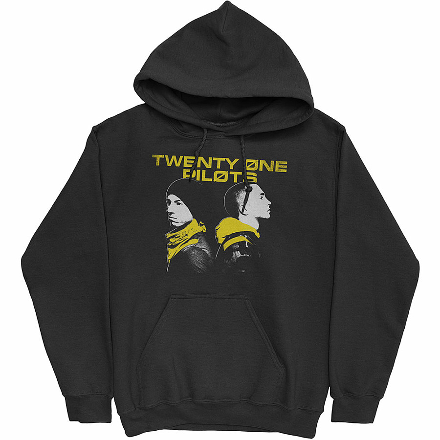 Twenty One Pilots mikina, Back To Back Black, pánská, velikost XL