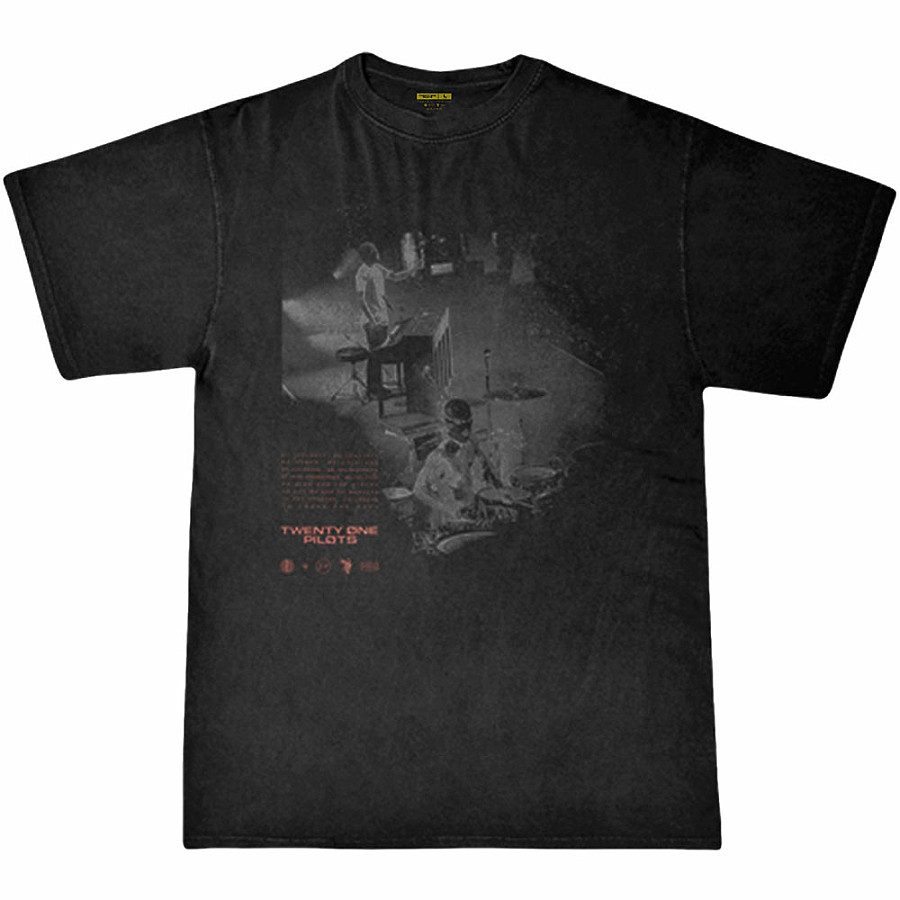 Twenty One Pilots tričko, Masked Black, pánské, velikost XL
