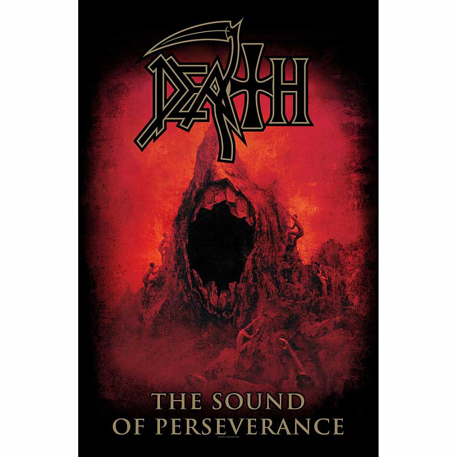 Death textilní banner 70cm x 106cm, Sound Of Perseverance
