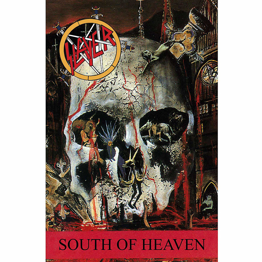 Slayer textilní banner 70cm x 106cm, South of Heaven