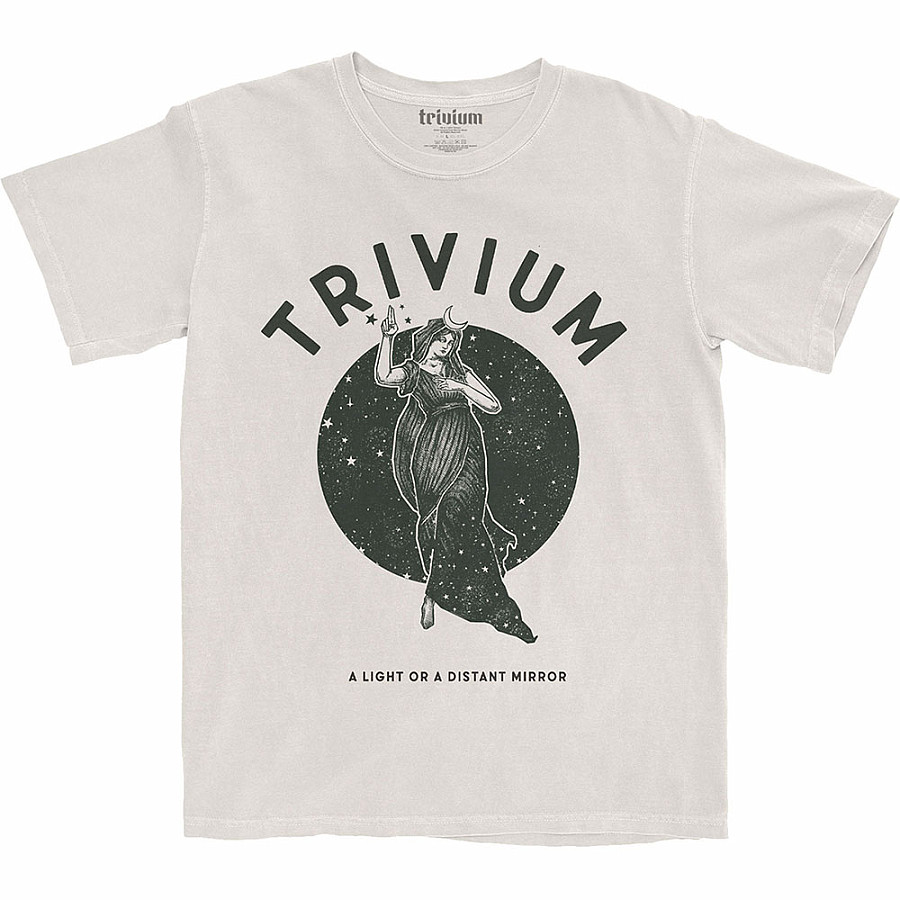 Trivium tričko, Moon Goddess White, pánské, velikost S
