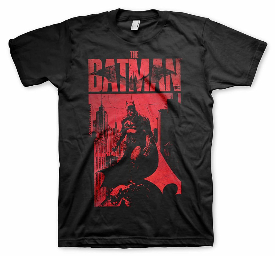 Batman tričko, Sketch City Black, pánské, velikost L