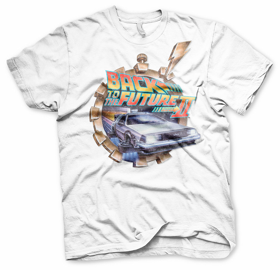 Back to the Future tričko, BTTF Part II Vintage, pánské, velikost XXL