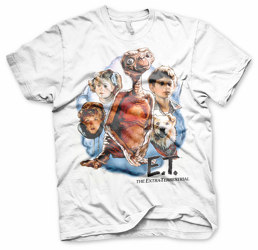 E.T. Mimozemšťan tričko, Retro Poster, pánské, velikost S