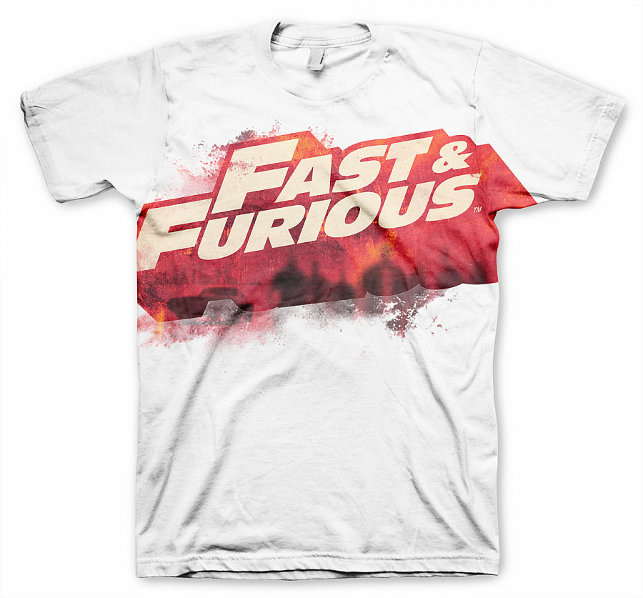 Fast &amp; Furious tričko, Logo, pánské, velikost S