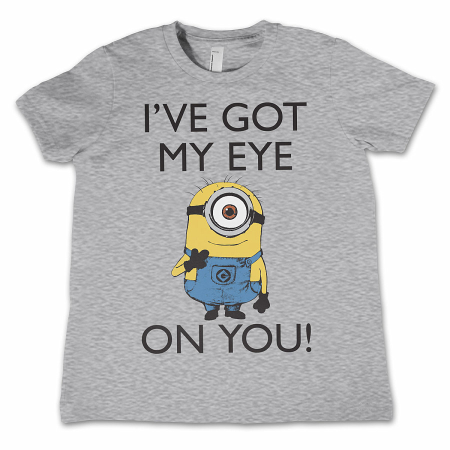 Despicable Me tričko, I Got My Eye On You Kids Grey, dětské, velikost XL velikost XL věk (12 let)
