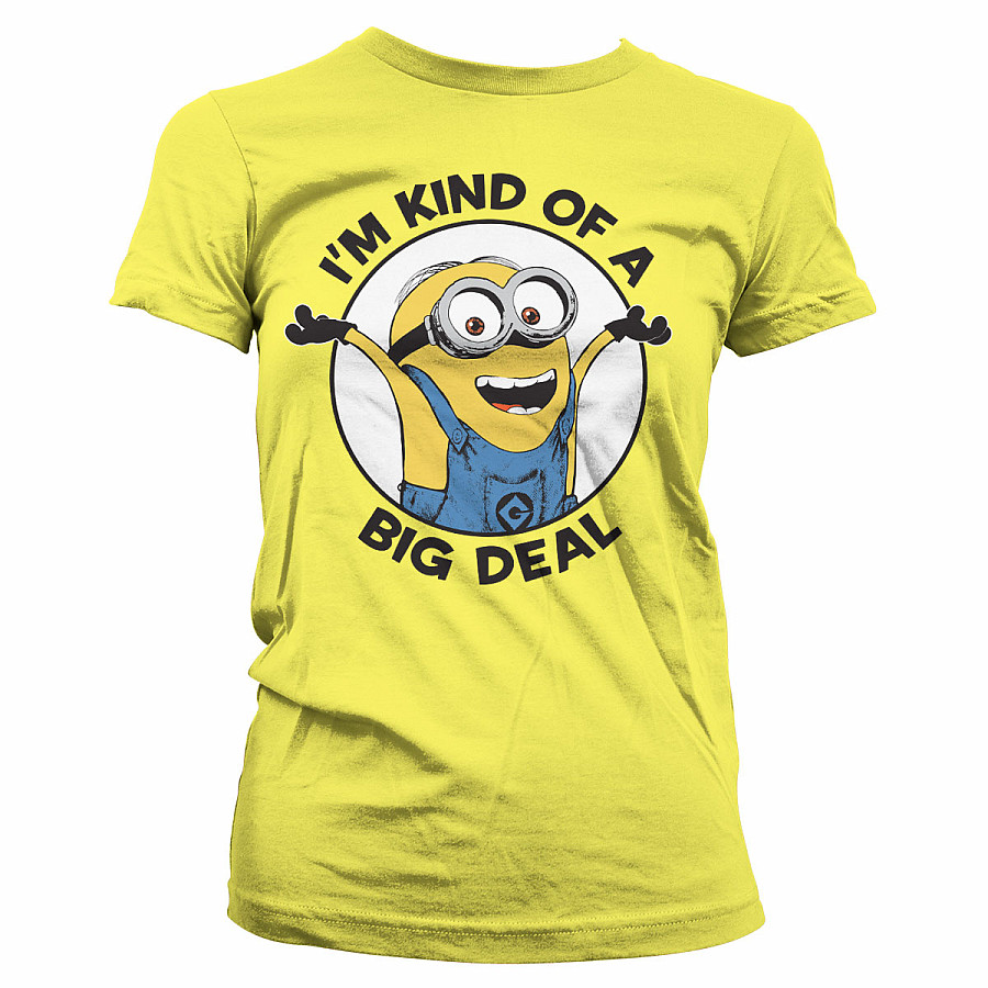 Despicable Me tričko, I&#039;m Kind Of A Big Deal Girly Yellow, dámské, velikost M