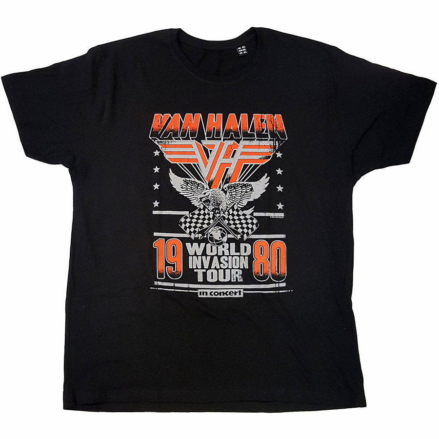 Van Halen tričko, Invasion Tour &#039;80, pánské, velikost XXL