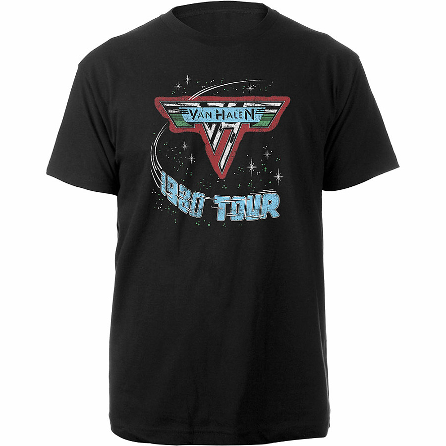 Van Halen tričko, 1980 Tour, pánské, velikost M