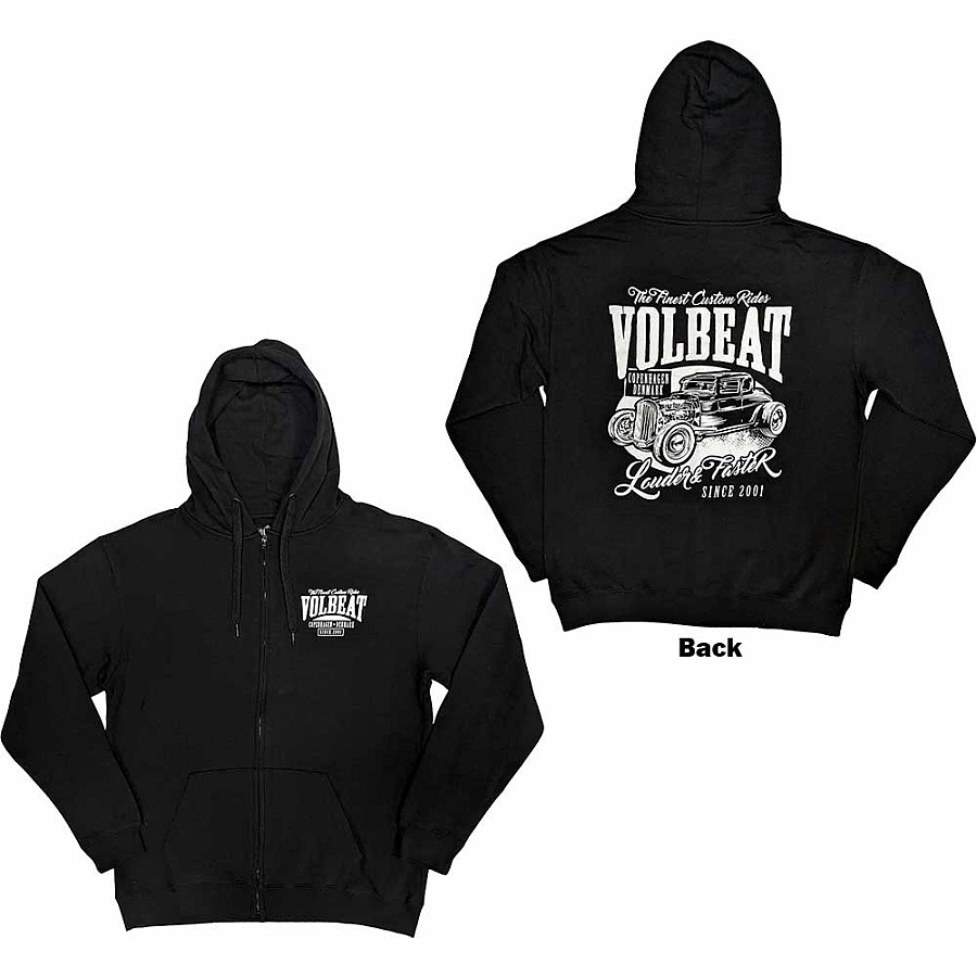 Volbeat mikina, Louder and Faster BP Black, pánská, velikost S