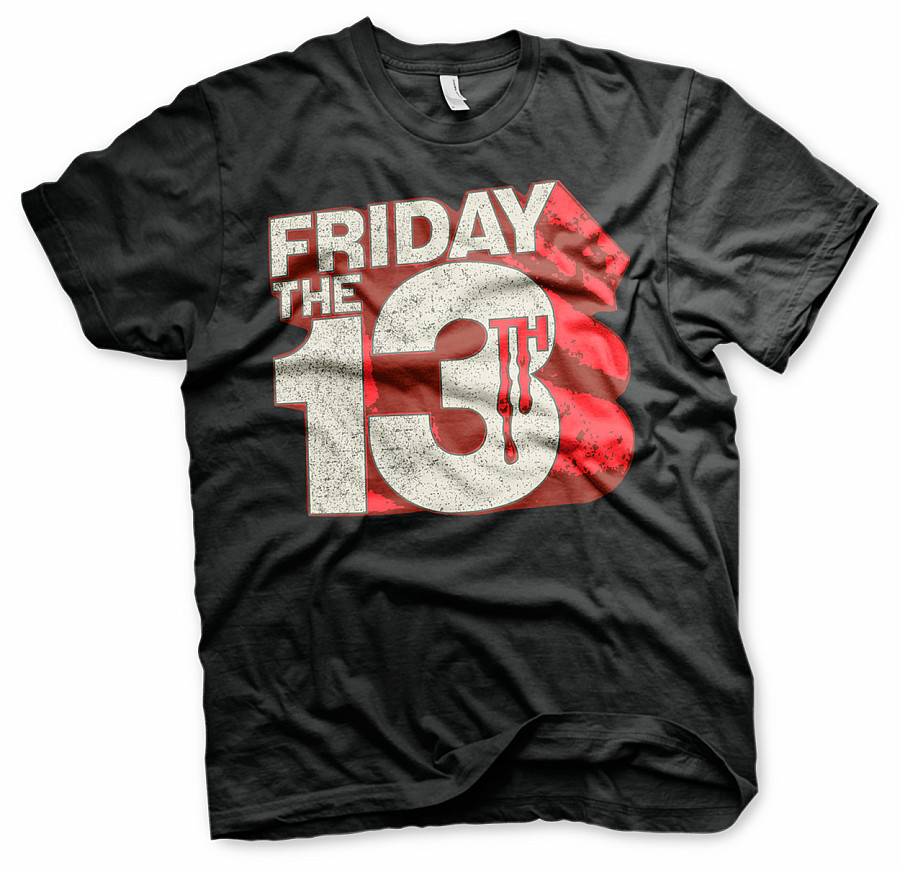 Friday the 13th tričko, Block Logo, pánské, velikost S