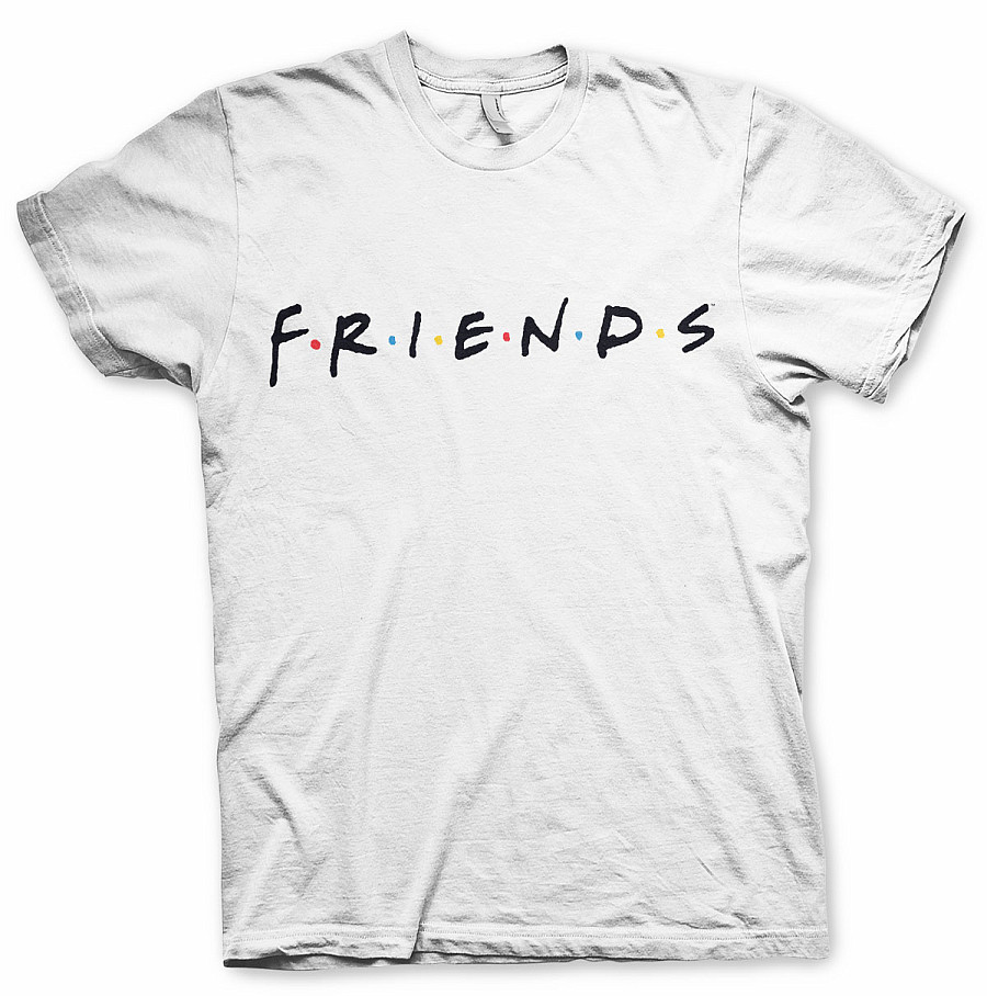 Friends tričko, Friends Logo White, pánské, velikost XL