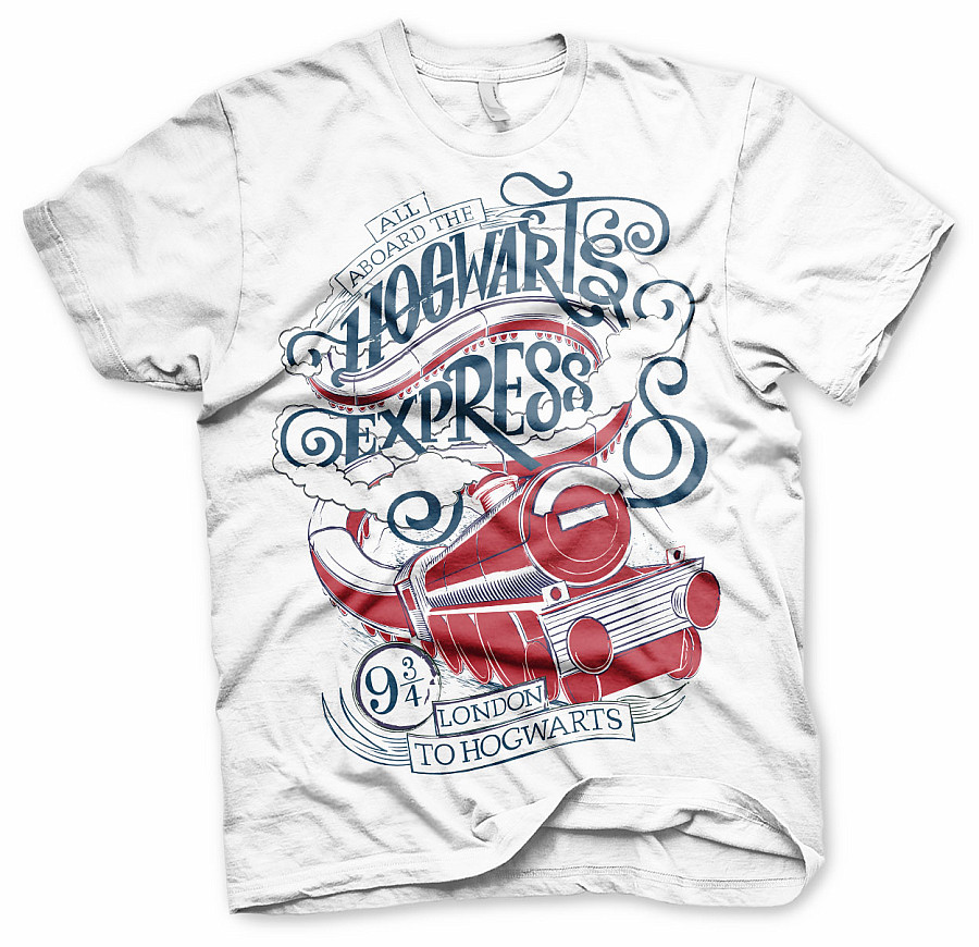 Harry Potter tričko, All Aboard The Hogwarts Express, pánské, velikost XXL