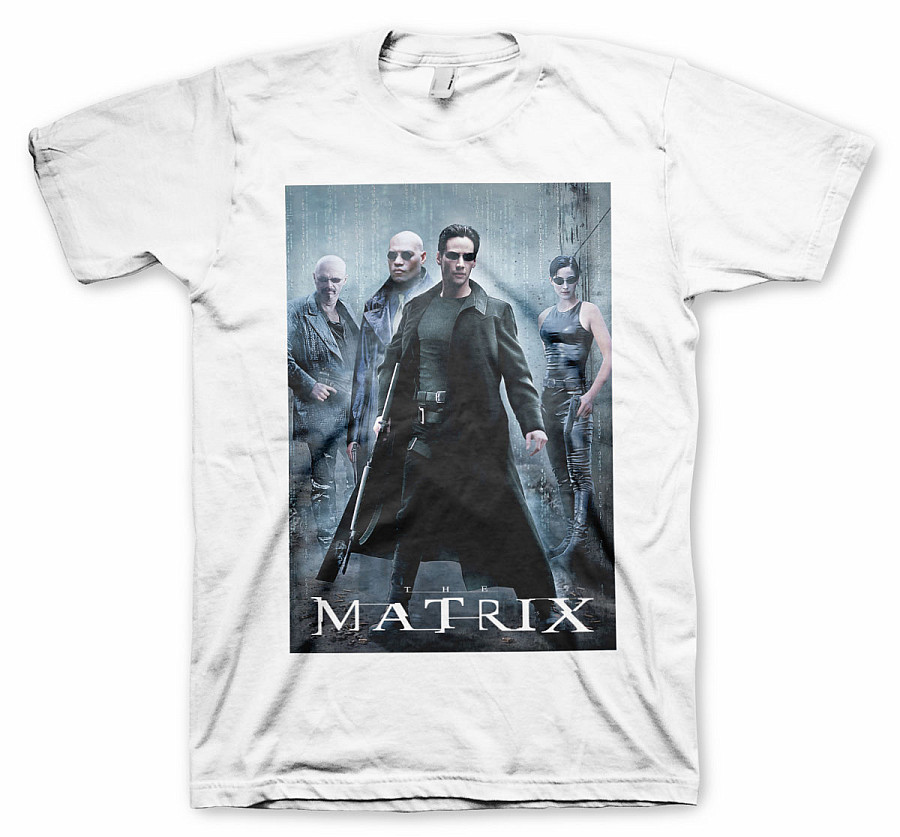 Matrix tričko, The Matrix Poster White, pánské, velikost S