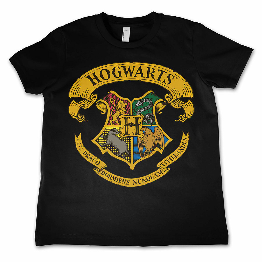 Harry Potter tričko, Hogwarts Crest, dětské, velikost XS velikost XS (4 roky)