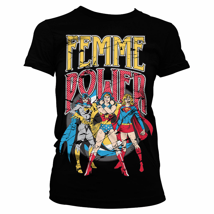 Wonder Woman tričko, Femme Power Girly, dámské, velikost S