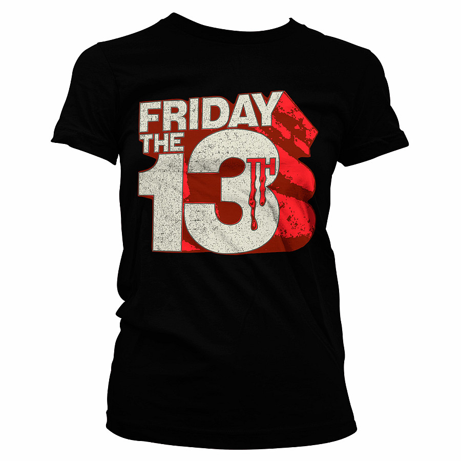 Friday the 13th tričko, Block Logo Girly, dámské, velikost M