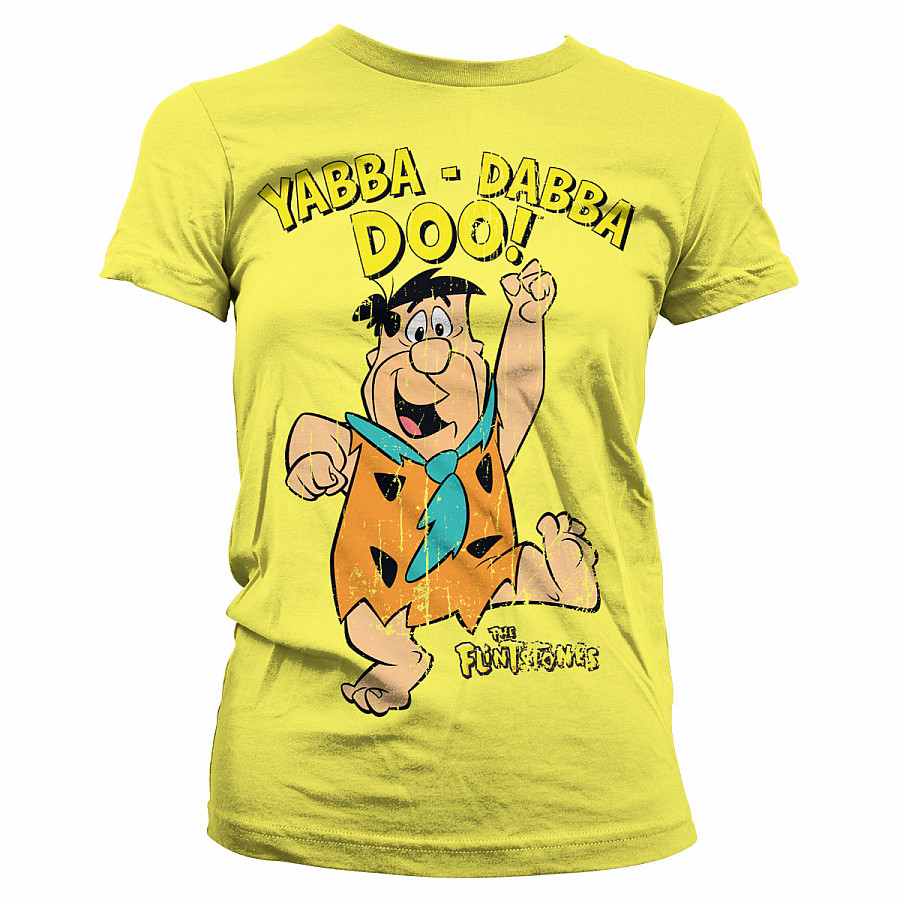 The Flinstones tričko, Yabba Dabba Doo Girly, dámské, velikost S