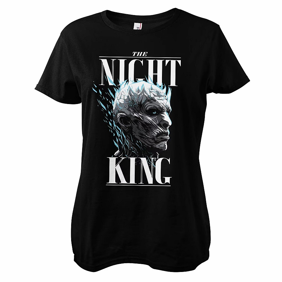 Hra o trůny tričko, The Night King Girly Black, dámské, velikost M