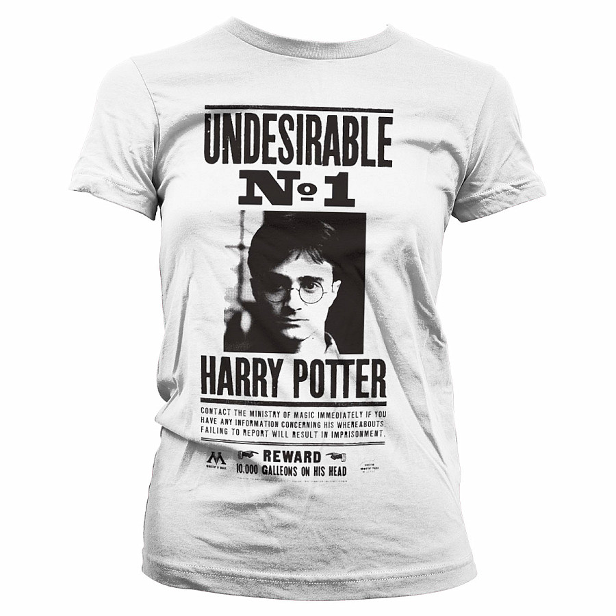 Harry Potter tričko, Wanted Girly, dámské, velikost XXL